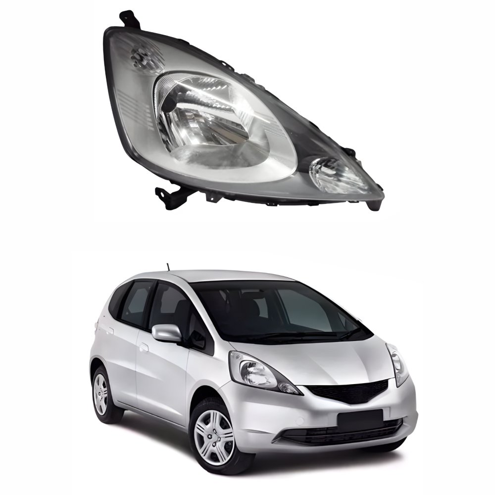 Farol Honda Fit Crom Ld Castelo Auto Pe As