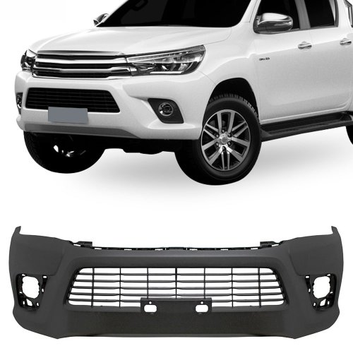 Parachoque Toyota Hilux Srv 2016 2017 2018 Dianteiro Preto Castelo