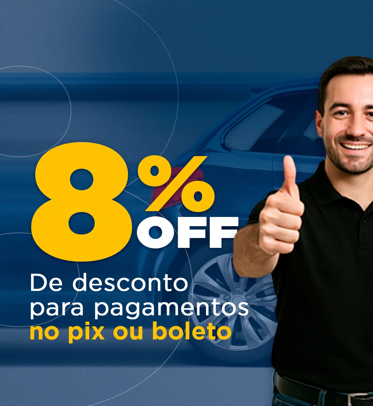 8% Desconto no Pix ou Boleto