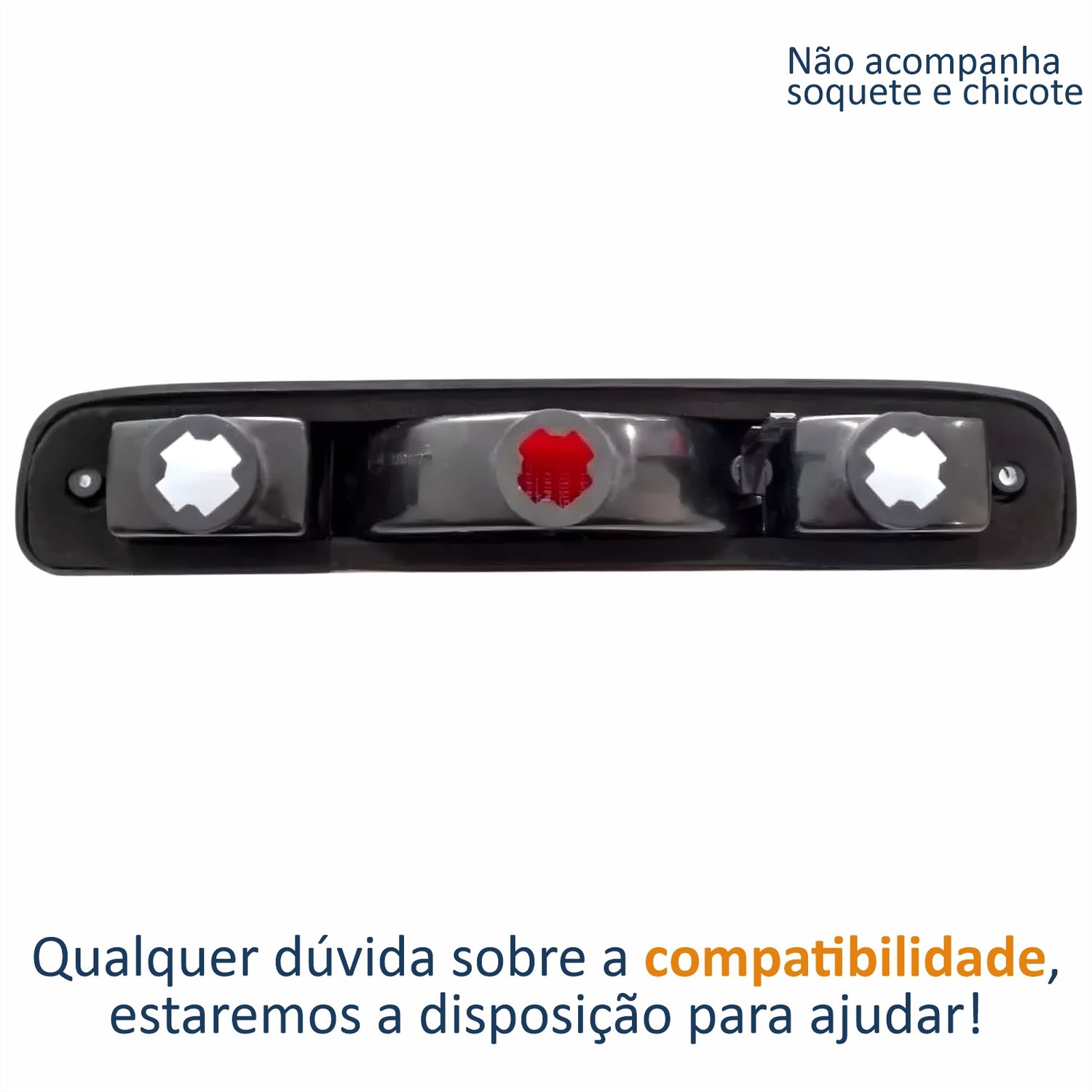 Break Light Traseira Ford Ranger 1998 Até 2012 Bicolor
