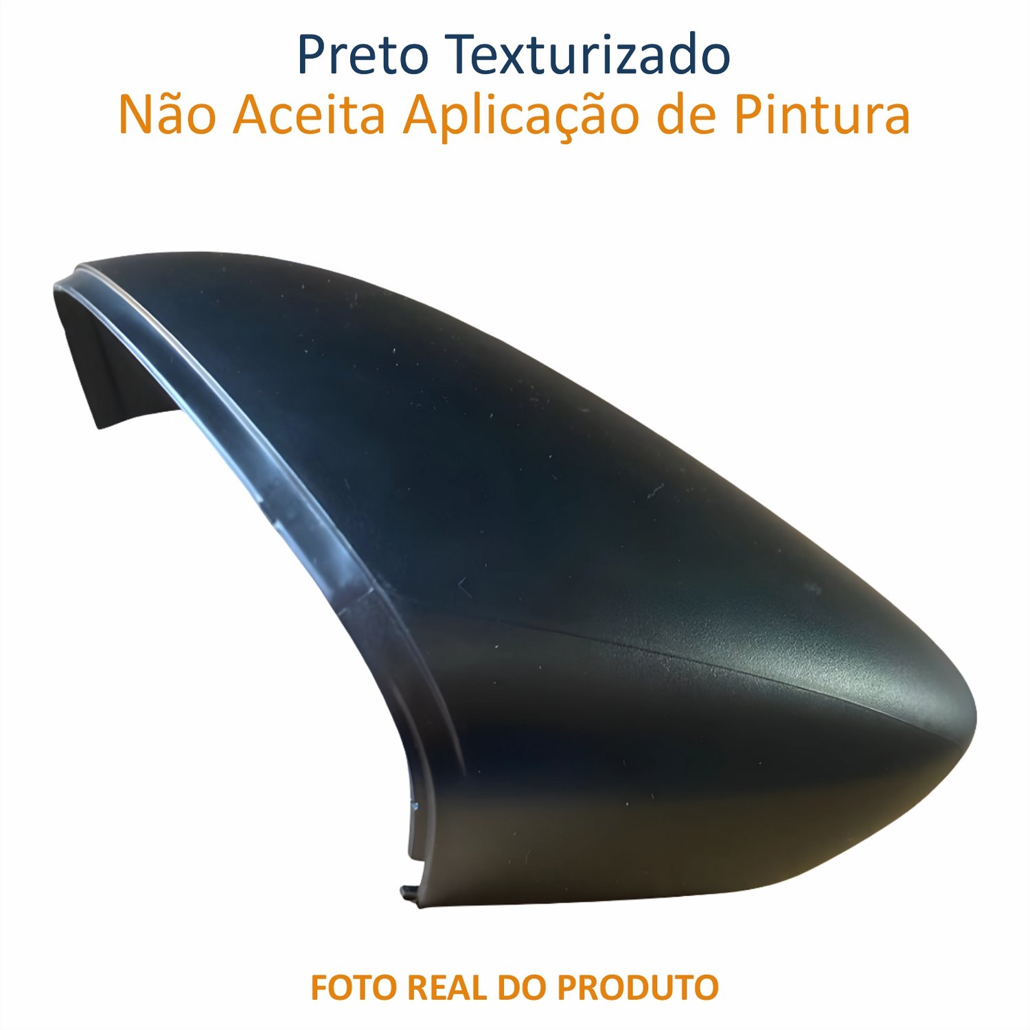 Capa Retrovisor Vw Golf 2013 2014 METAGAL Sem Furo Texturizado Lado Esquerdo Motorista