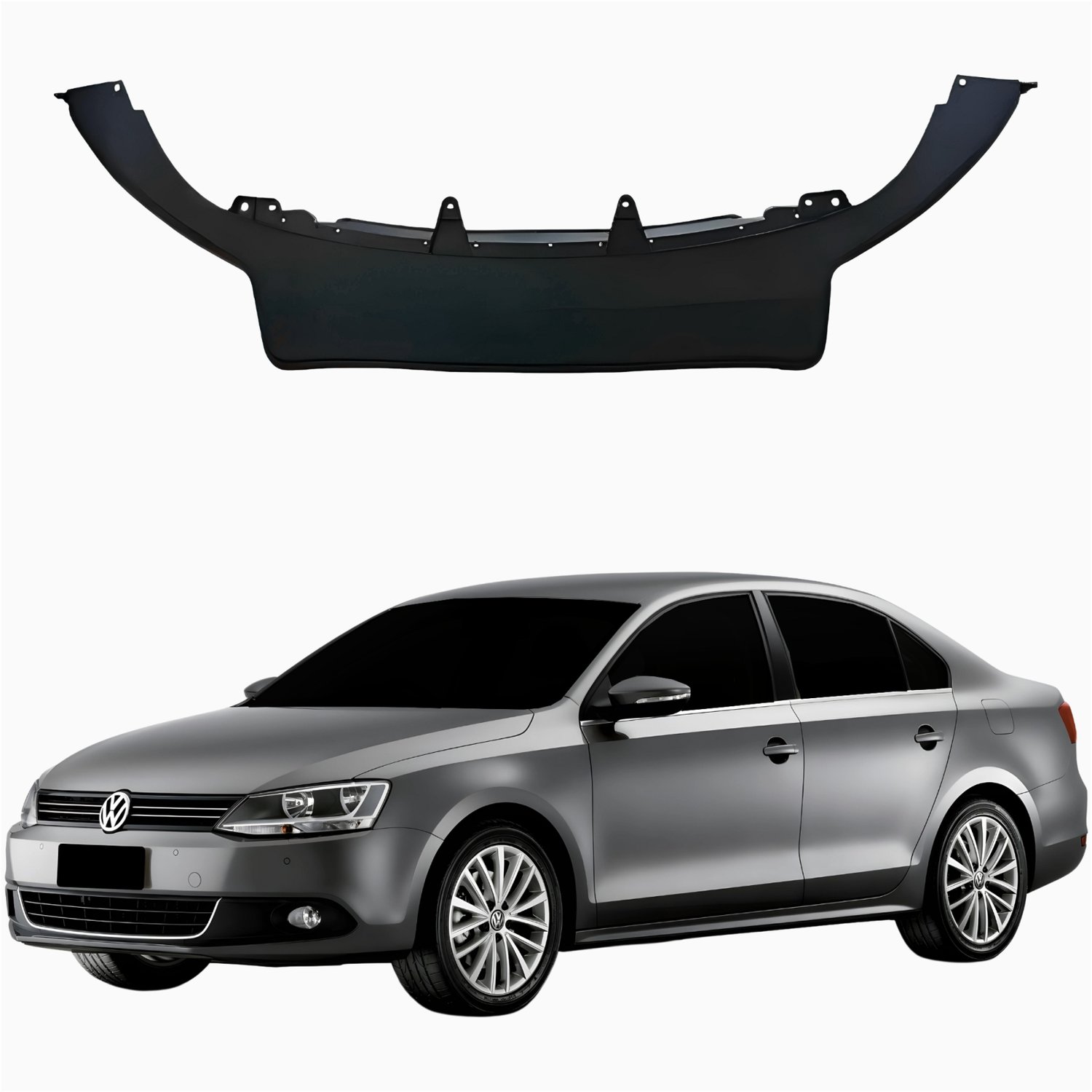 Defletor Parachoque Dianteiro Vw Jetta 2011 2012 2013 2014 - Castelo ...