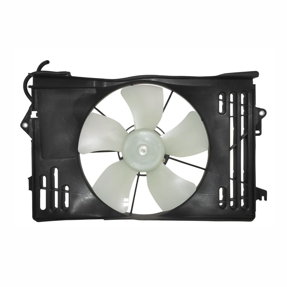 Eletroventilador Ventoinha Com Defletor Toyota Fielder 2002 Até 2008 Toyota Corolla 2002 Até 2008  Com Ar Condicionado Com Reservatorio