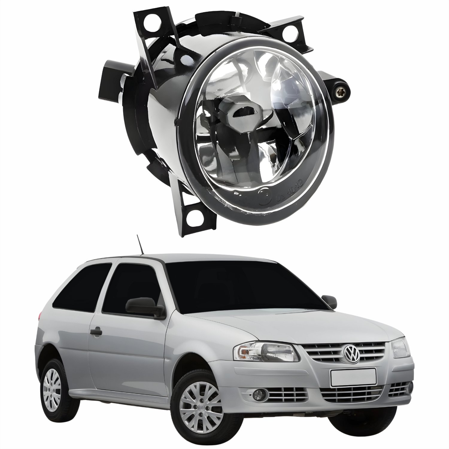 Farol Auxiliar De Milha Vw Gol G4 2005 2006 2007 2008 Lado D - Castelo ...