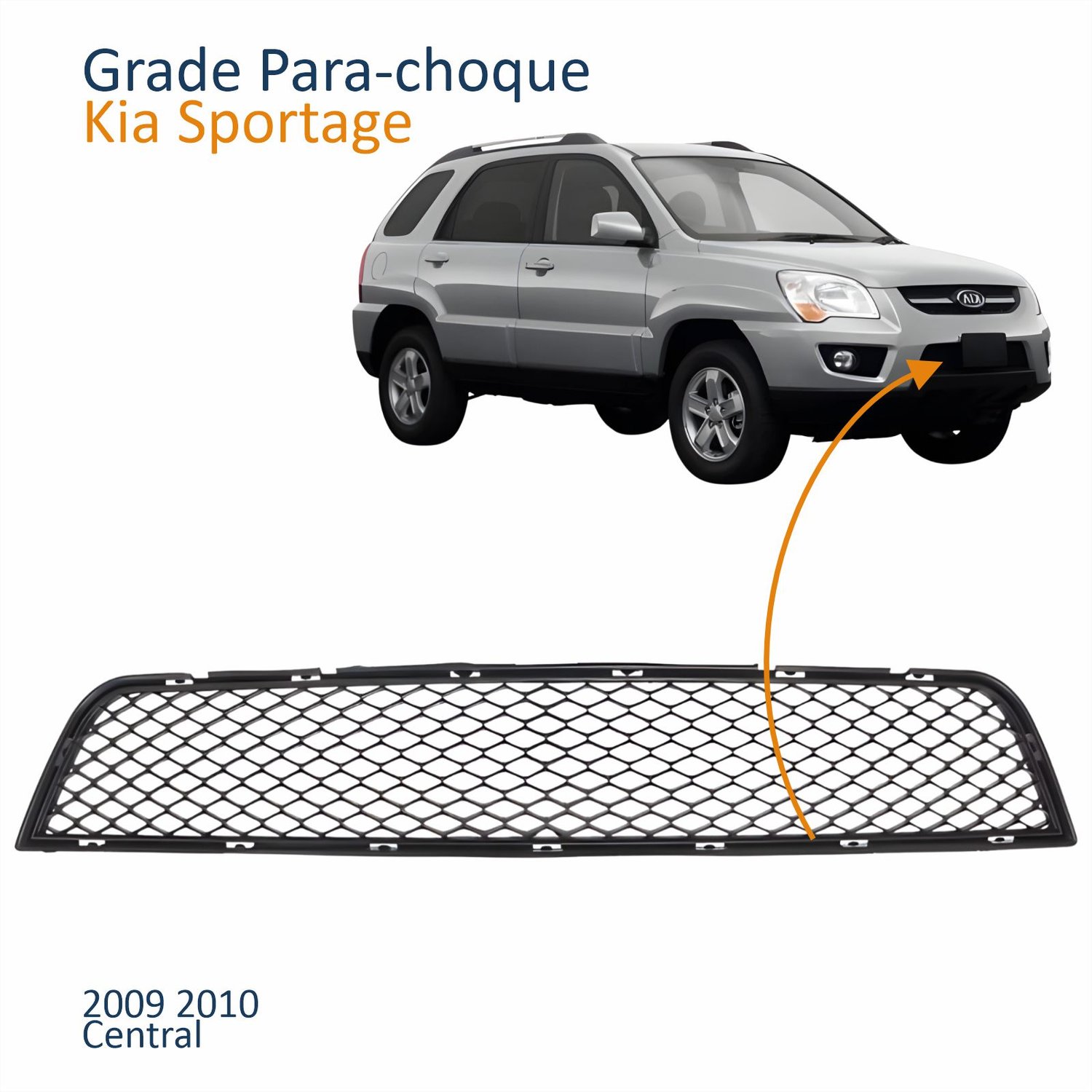 Grade Parachoque Kia Sportage 2009 2010 Central