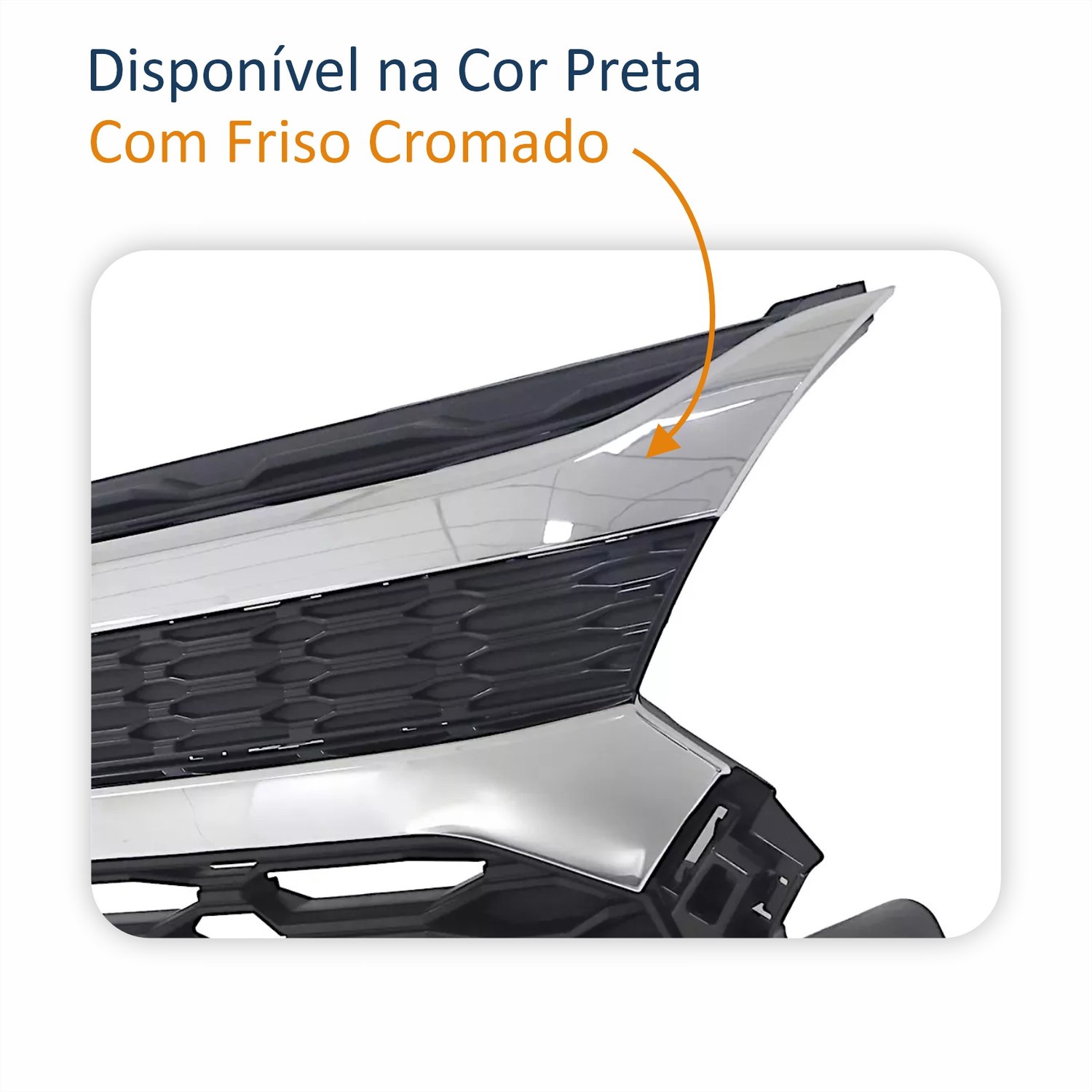 Grade rad gm s-10 21/24 cromada - Castelo Auto Peças