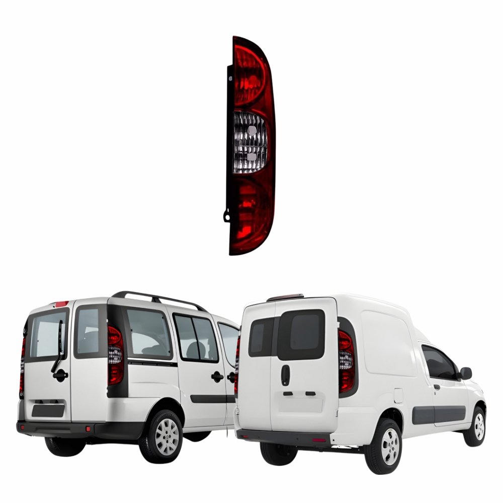 Lanterna Fiat Doblô Fiorino 2010 Até 2020 Bicolor Fumê Lado Direito Passageiro