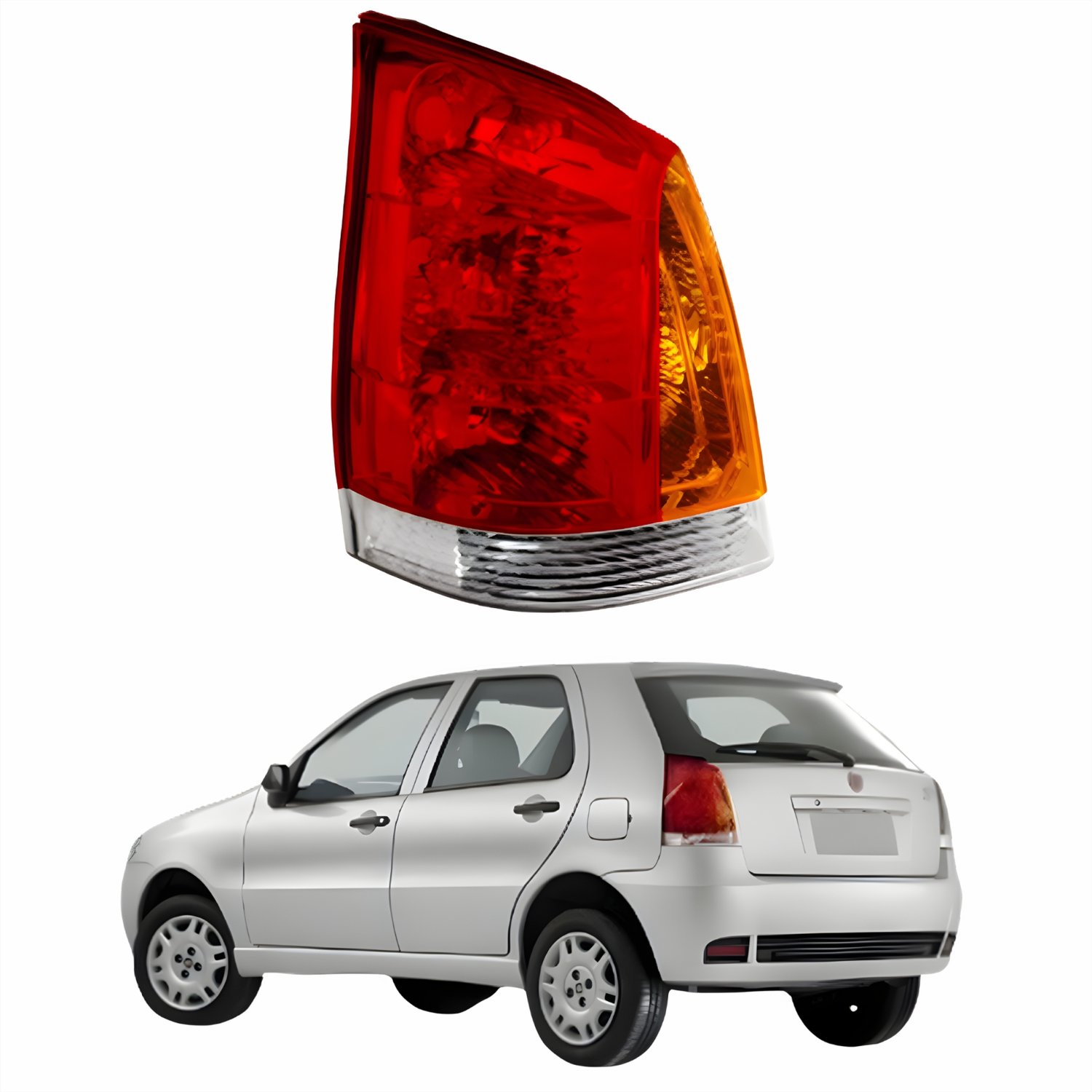 Lanterna Fiat Palio G3 2004 Até 2016 Tricolor Lado Esquerdo Motorista