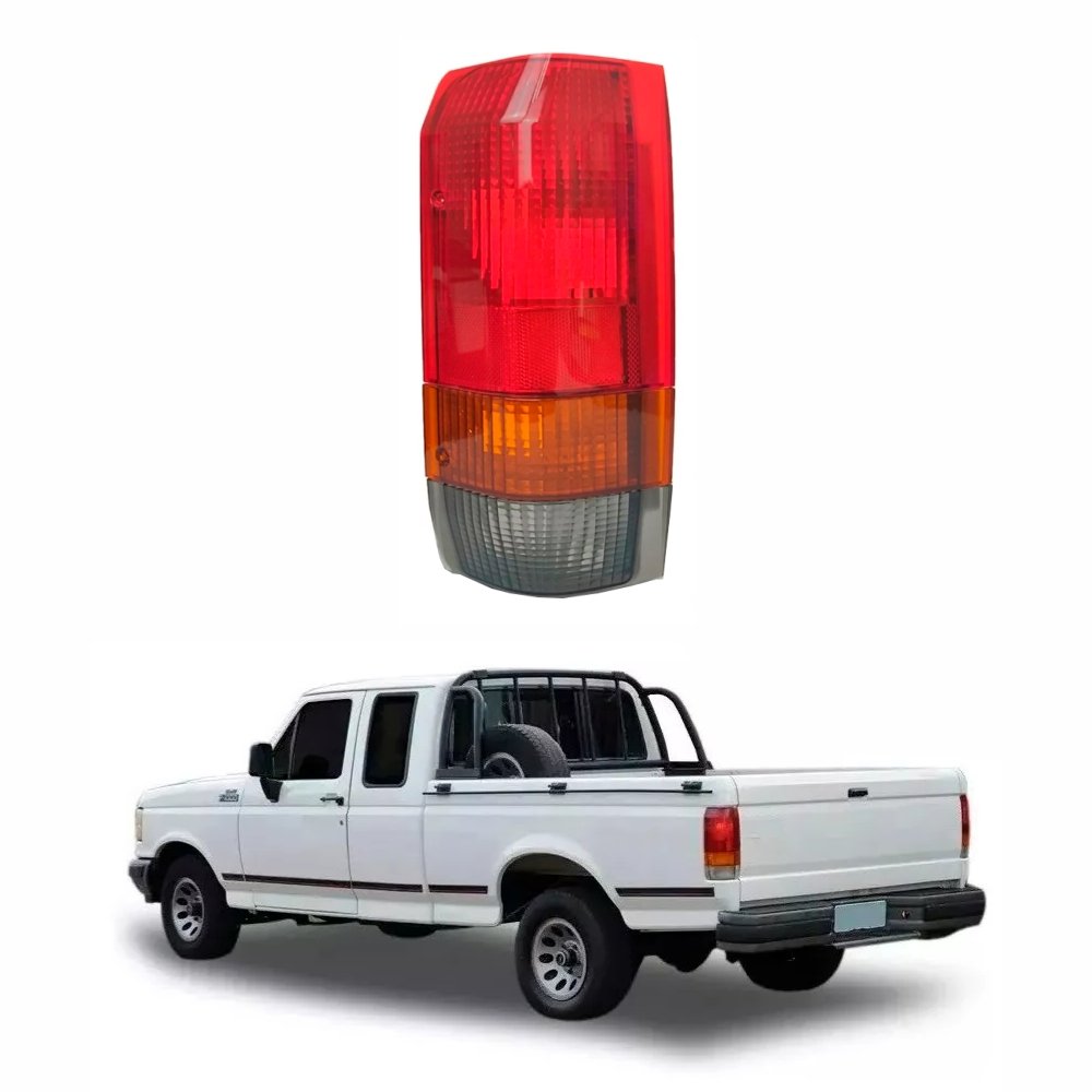 Lanterna Ford F-1000 1996 Até 1999 Bicolor Fumê Lado Esquerdo Motorista