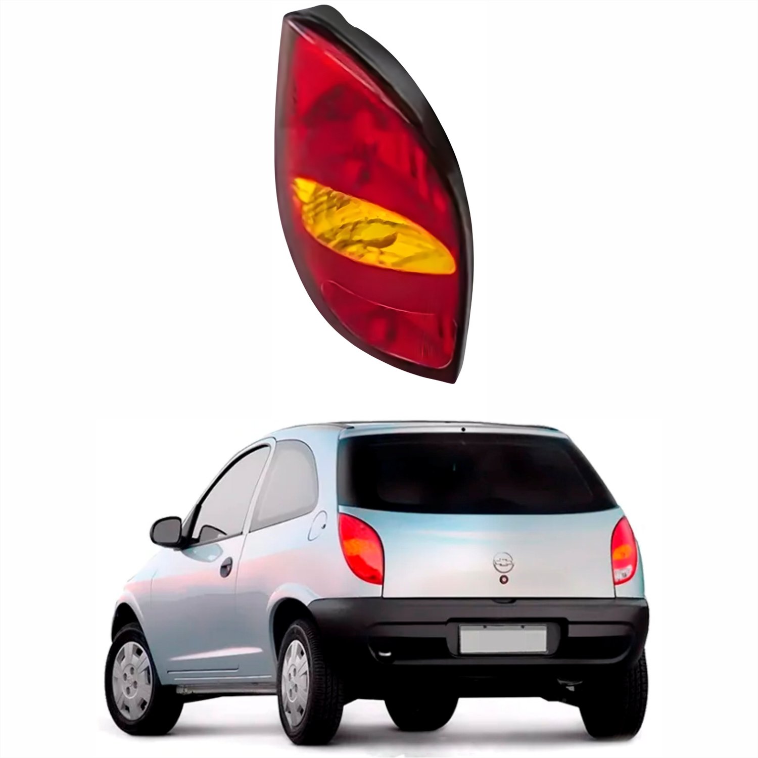 Lanterna Gm Celta 2000 Até 2006 Bicolor Lado Esquerdo Motorista