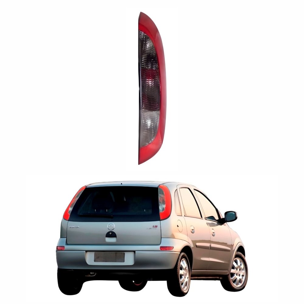 Lanterna Gm Corsa Hatch Frente Montana 2003 Até 2012 Bicolor Fumê Lado Direito Passageiro