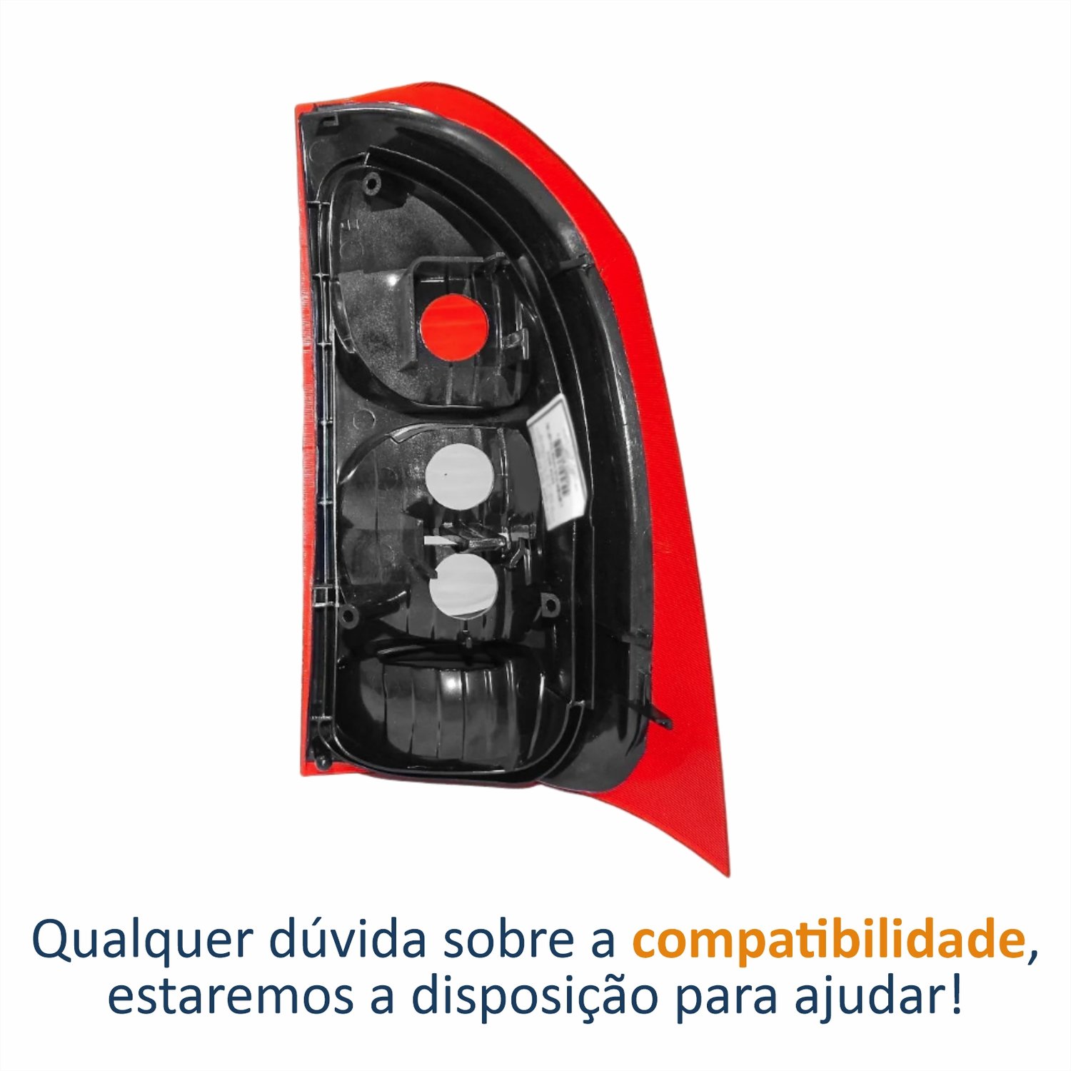 Lanterna Gm Montana 2003 até 2010 Bicolor Cristal Lado Esquerdo Motorista