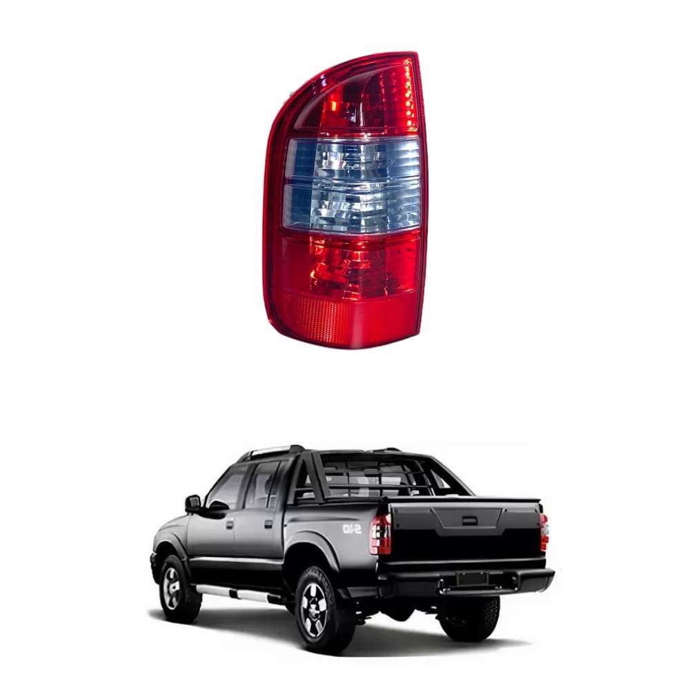 Lanterna Gm S-10 2009 2010 2011 Bicolor Fumê Claro Lado Esquerdo Motorista