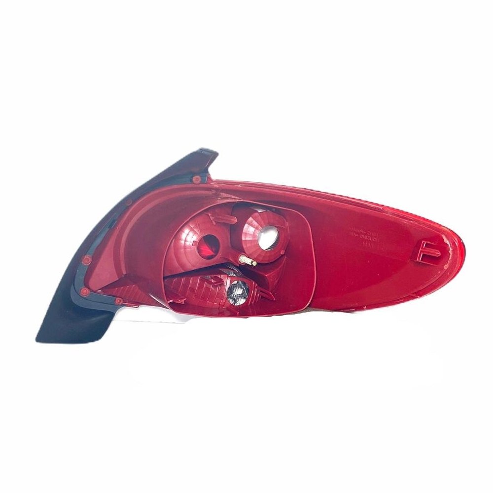Lanterna Peugeot 207 Hatch 2009 Até 2015 Bicolor Cristal Grade da Ré Vermelha Lado Esquerdo Motorista