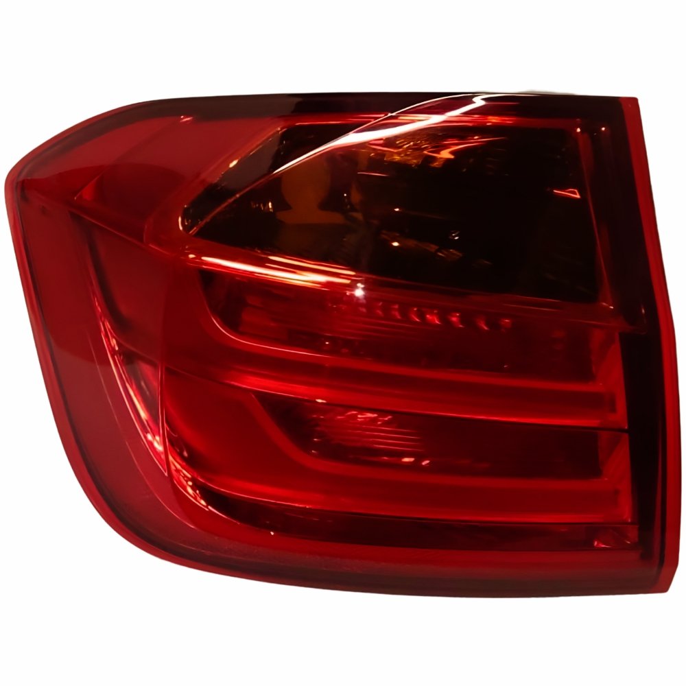 Lanterna Traseira Bmw Série 3 320i 325i 328i 2013 Até 2016 Bicolor Com Pisca Ambar Com Led Canto Lado Esquerdo Motorista