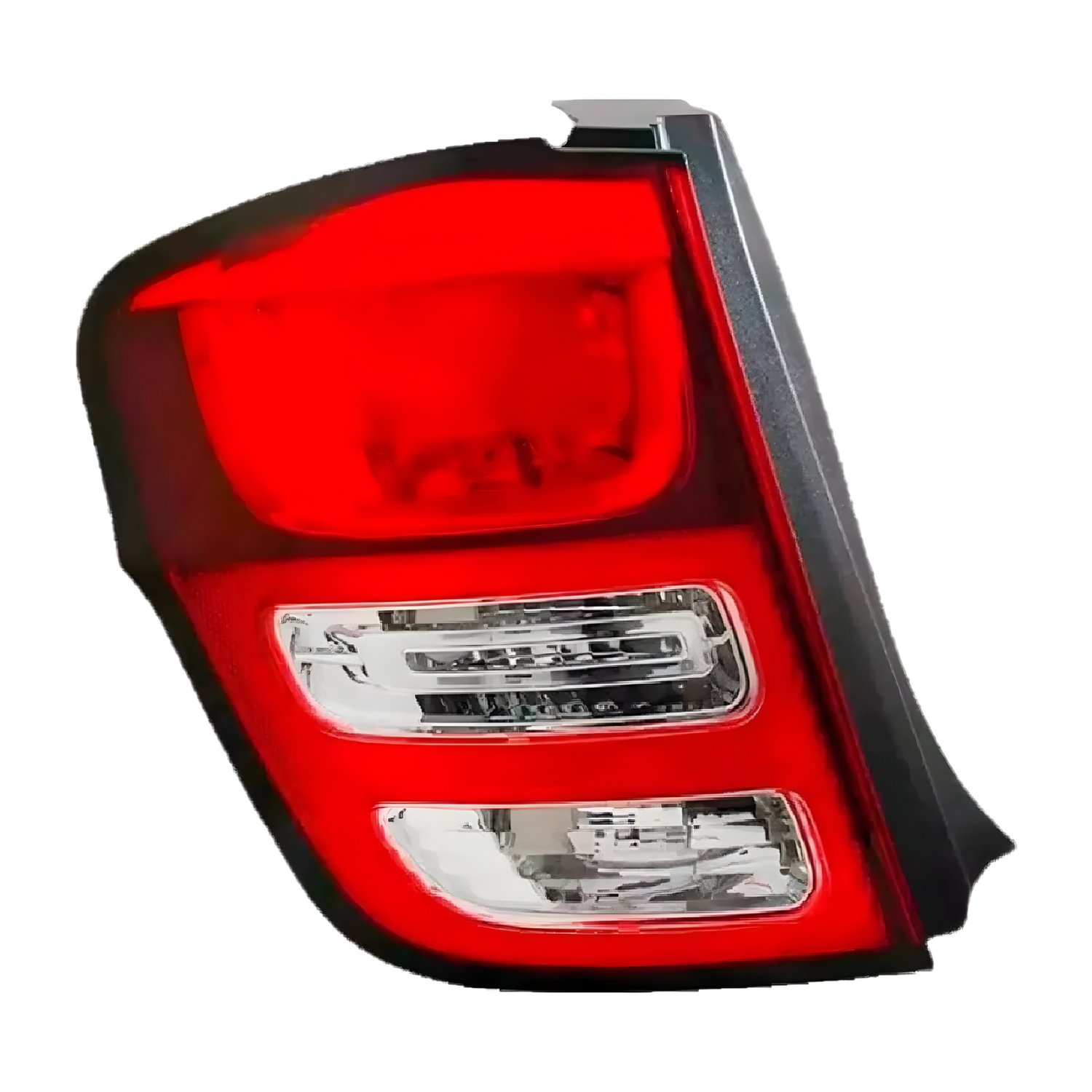 Lanterna Traseira Citroen C3 2013 até 2021 Canto Bicolor Cristal Lado Esquerdo Motorista