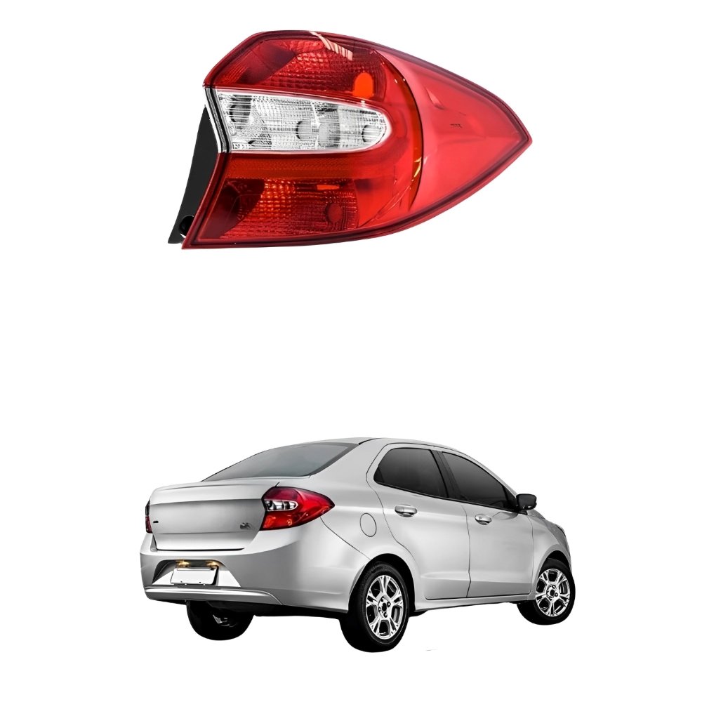 Lanterna Traseira Ford Ka 2015 2016 2017 2018 Sedan Bicolor Lado Direito Passageiro