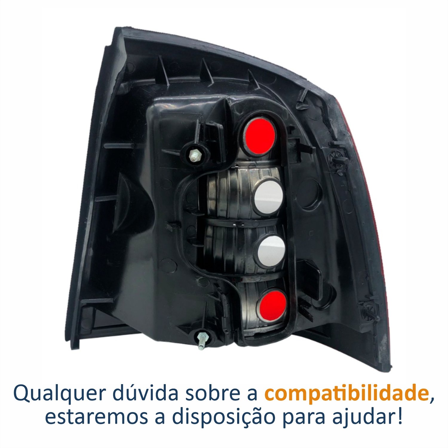 Lanterna Traseira Gm Astra Hatch 1999 Até 2002 Bicolor Cristal Lado Esquerdo Motorista
