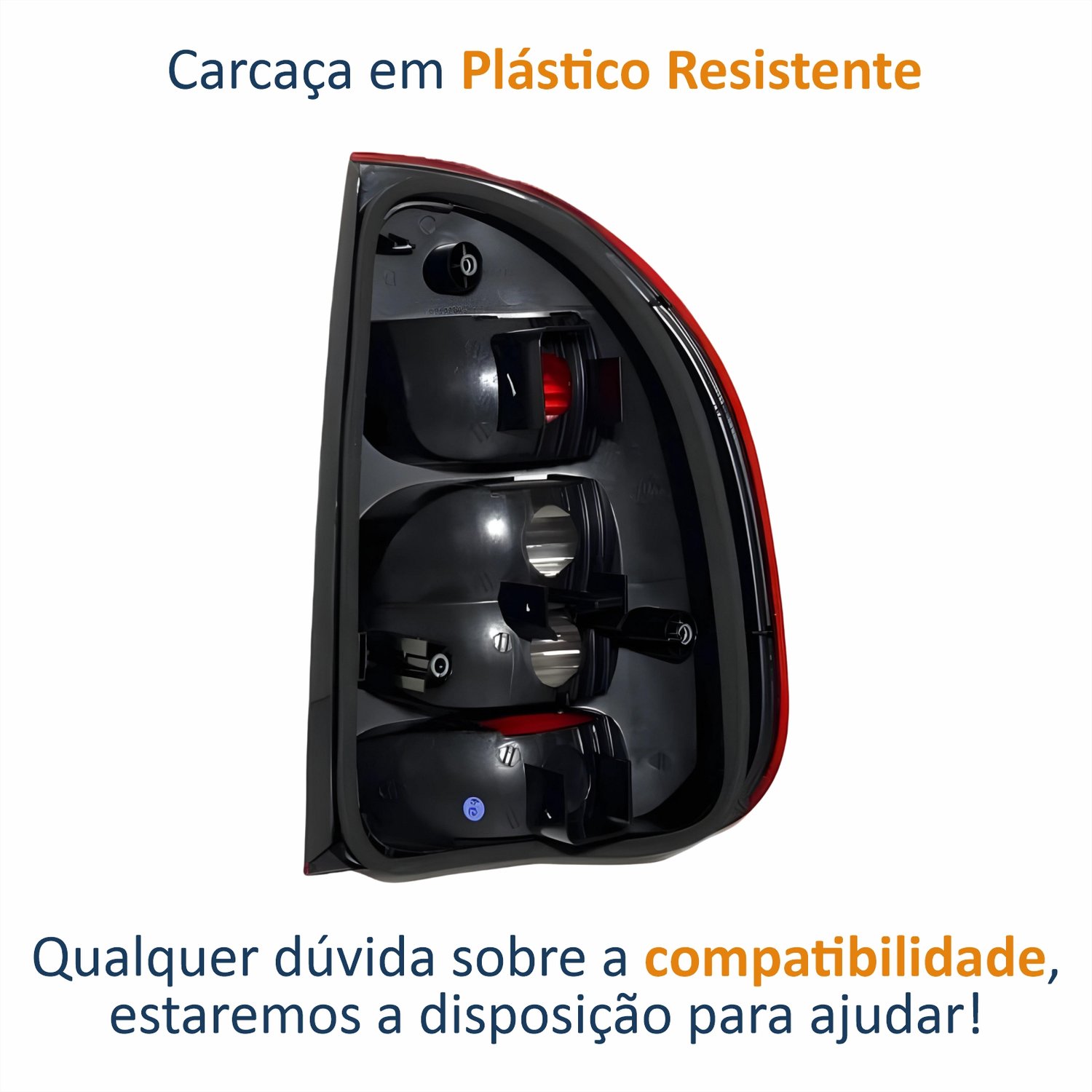 Lanterna Traseira Gm Corsa Sedan Classic 2000 Até 2010 Bicolor Cristal Lado Esquerdo Motorista