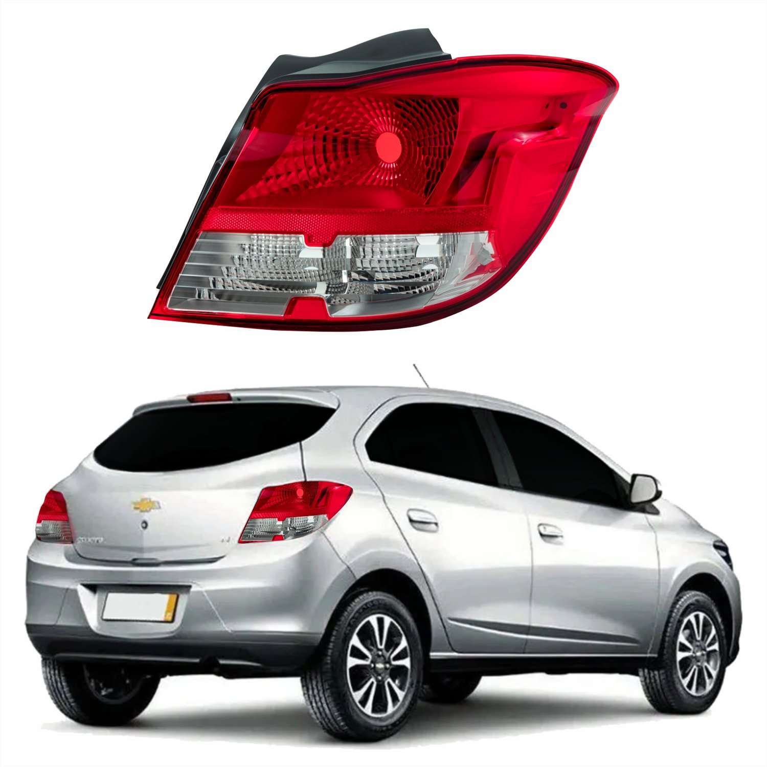 Lanterna Traseira Gm Onix 2012 2013 2014 2015 2016 Bicolor Original Arteb Lado Direito Passageiro