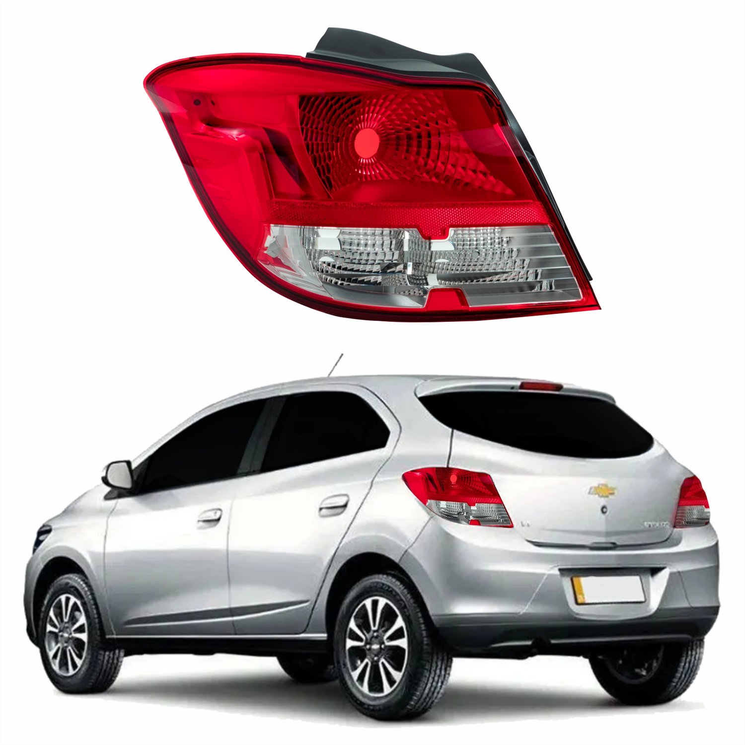 Lanterna Traseira Gm Onix 2012 2013 2014 2015 2016 Bicolor Original Arteb Lado Esquerdo Motorista