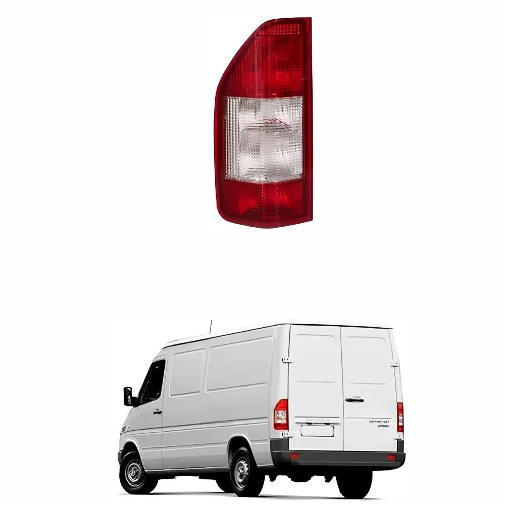 Lanterna Traseira Mb Sprinter 2003 Até 2012 Bicolor Lado Esquerdo Motorista