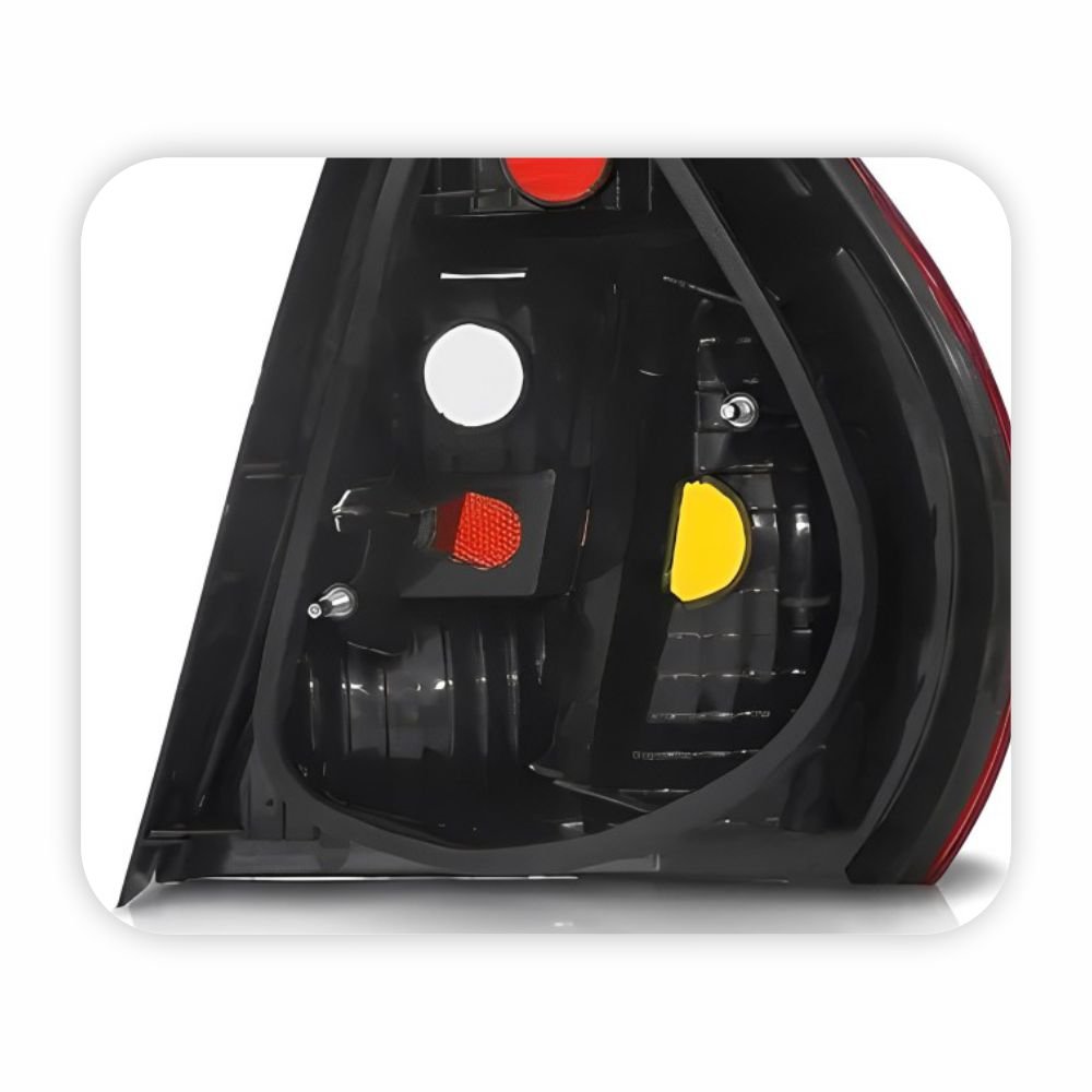 Lanterna Traseira Renault Clio Sedan 2000 Até 2005 Tricolor Lado Esquerdo Motorista