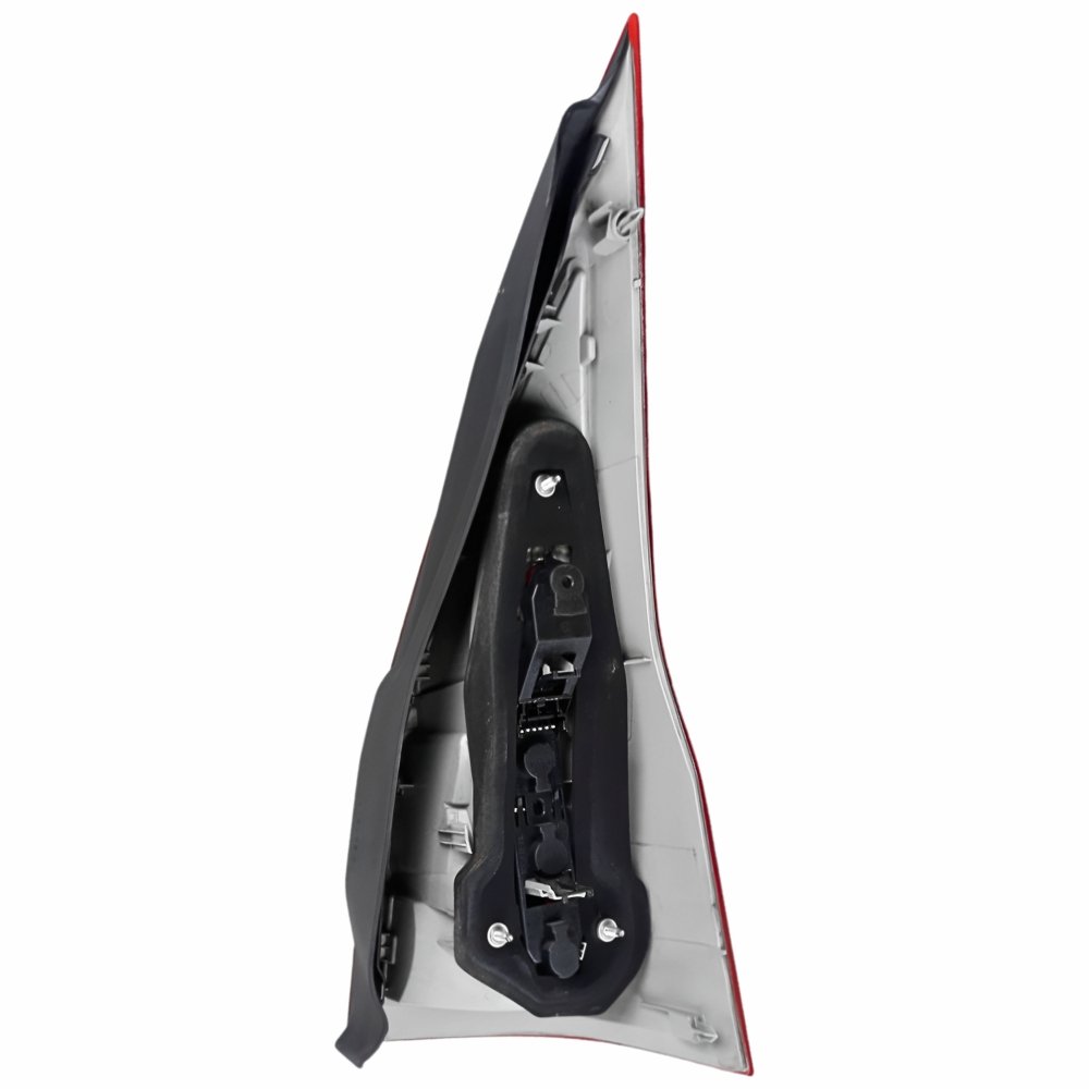 Lanterna Traseira Renault Megane Grantour 2010 2011 2012 Bicolor Cristal Com Friso Cromado Lado Esquerdo Motorista