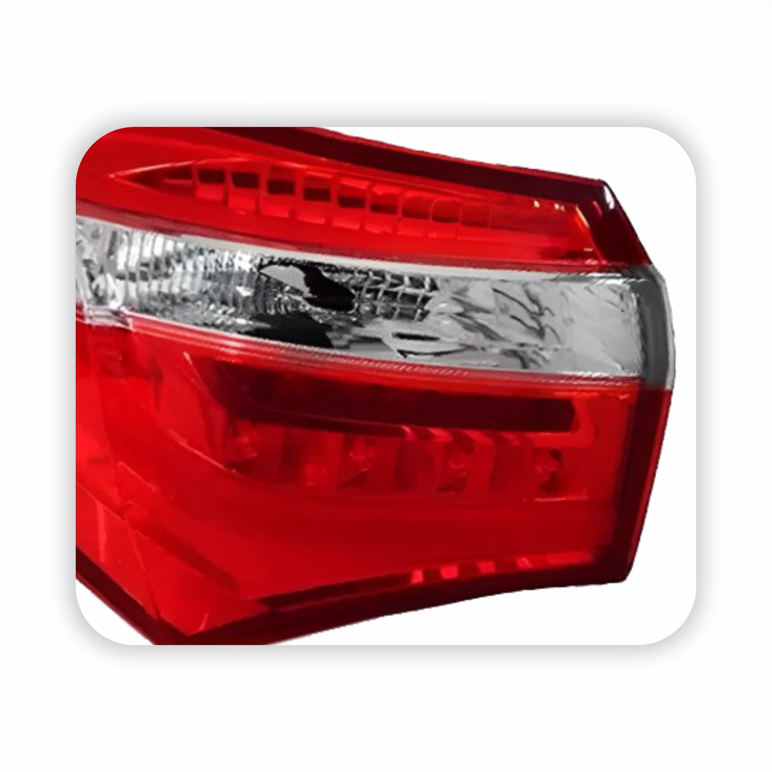 Lanterna Traseira Toyota Corolla 2015 2016 2017 Canto Bicolor Com Led Lado Esquerdo Motorista