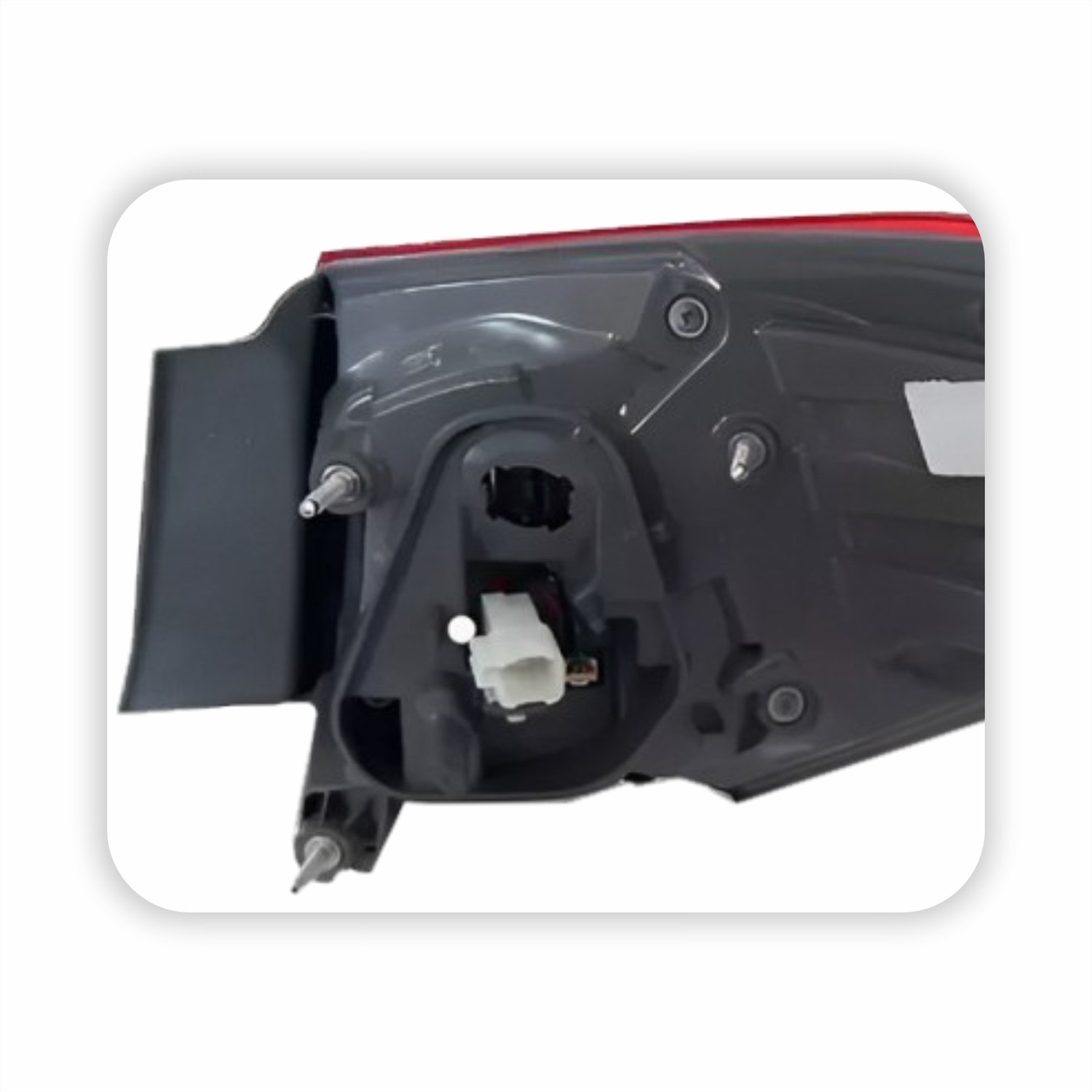 Lanterna Traseira Toyota Corolla 2015 2016 2017 Canto Bicolor Com Led Lado Esquerdo Motorista