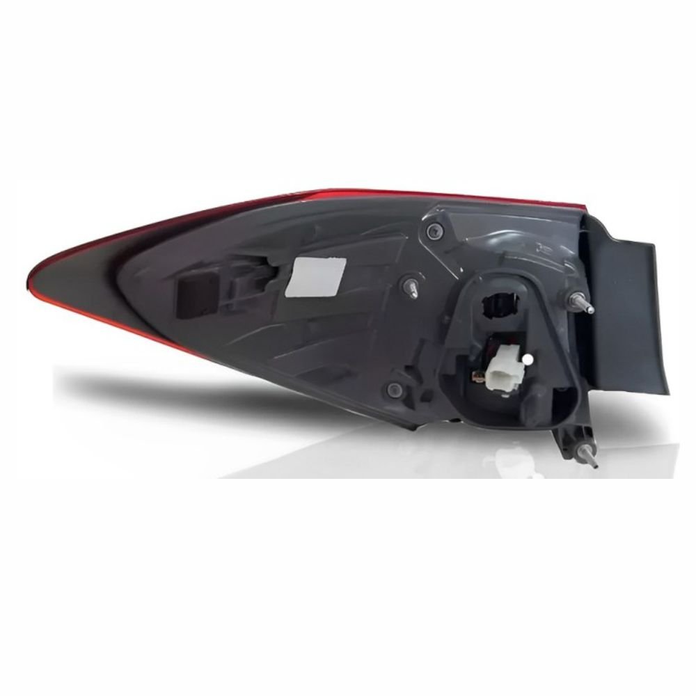 Lanterna Traseira Toyota Corolla 2015 2016 2017 Canto Bicolor Cristal Sem Led Lado Direito Passageiro