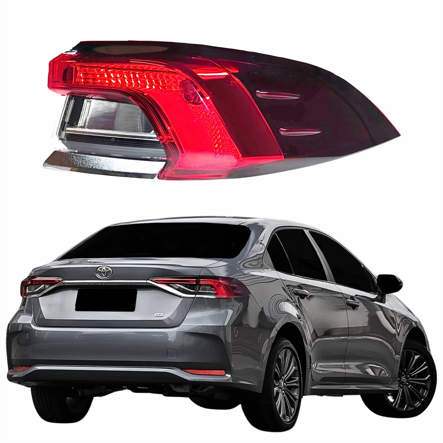 Lanterna toyota corolla 20/23 xei canto bic c/ led ld - Castelo Auto Peças
