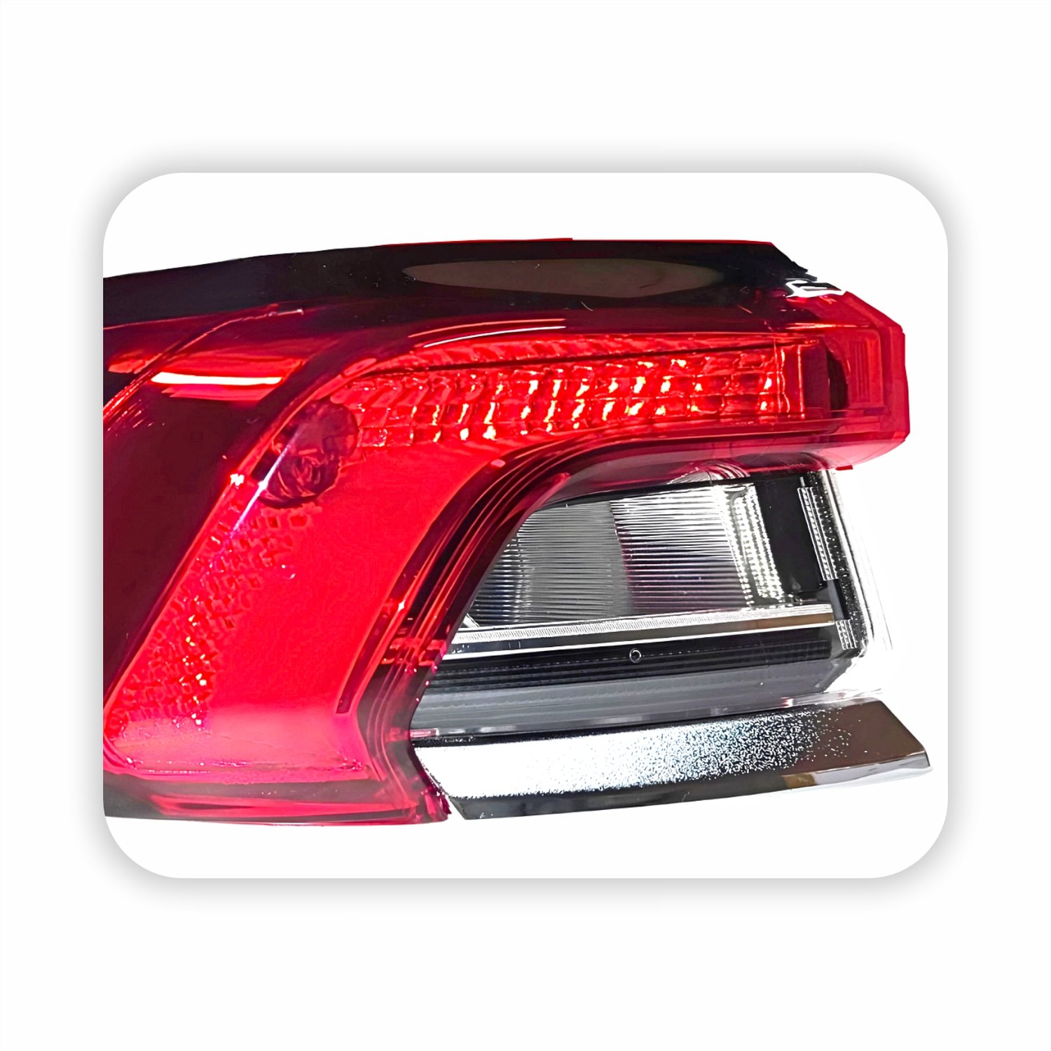 Lanterna Traseira Toyota Corolla Xei 2020 2021 2022 2023 Canto Bicolor Com Led Lado Esquerdo Motorista