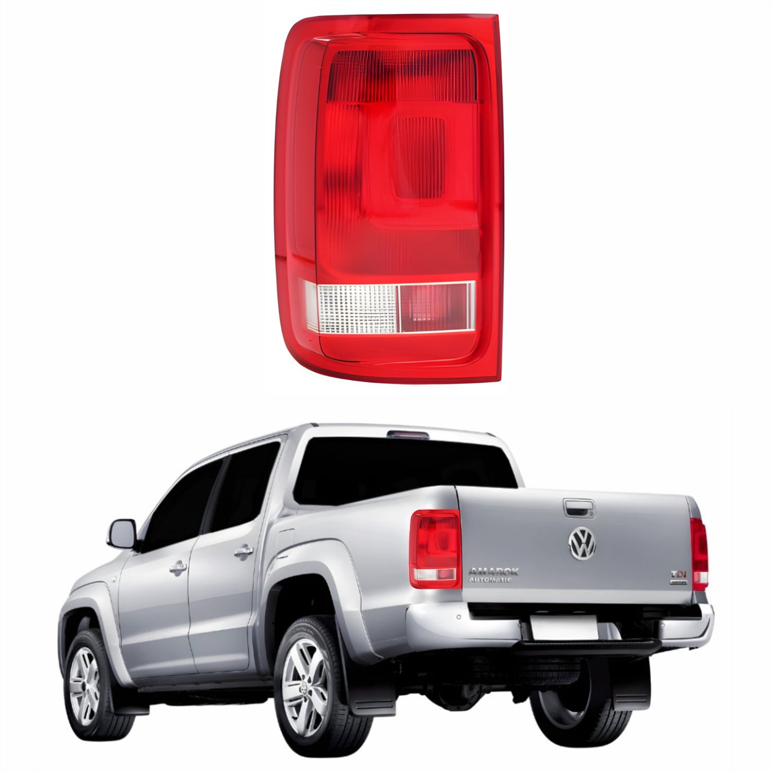 Lanterna vw amarok 10/21 c/ luz neblina bic le - Castelo Auto Peças