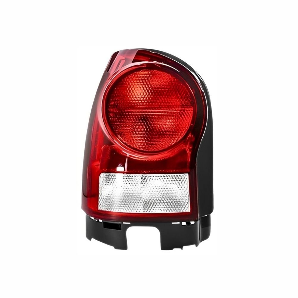 Lanterna Traseira Vw Gol G4 2005 Até 2012 Carcaça Preta Bicolor Cristal Lado Esquerdo Motorista