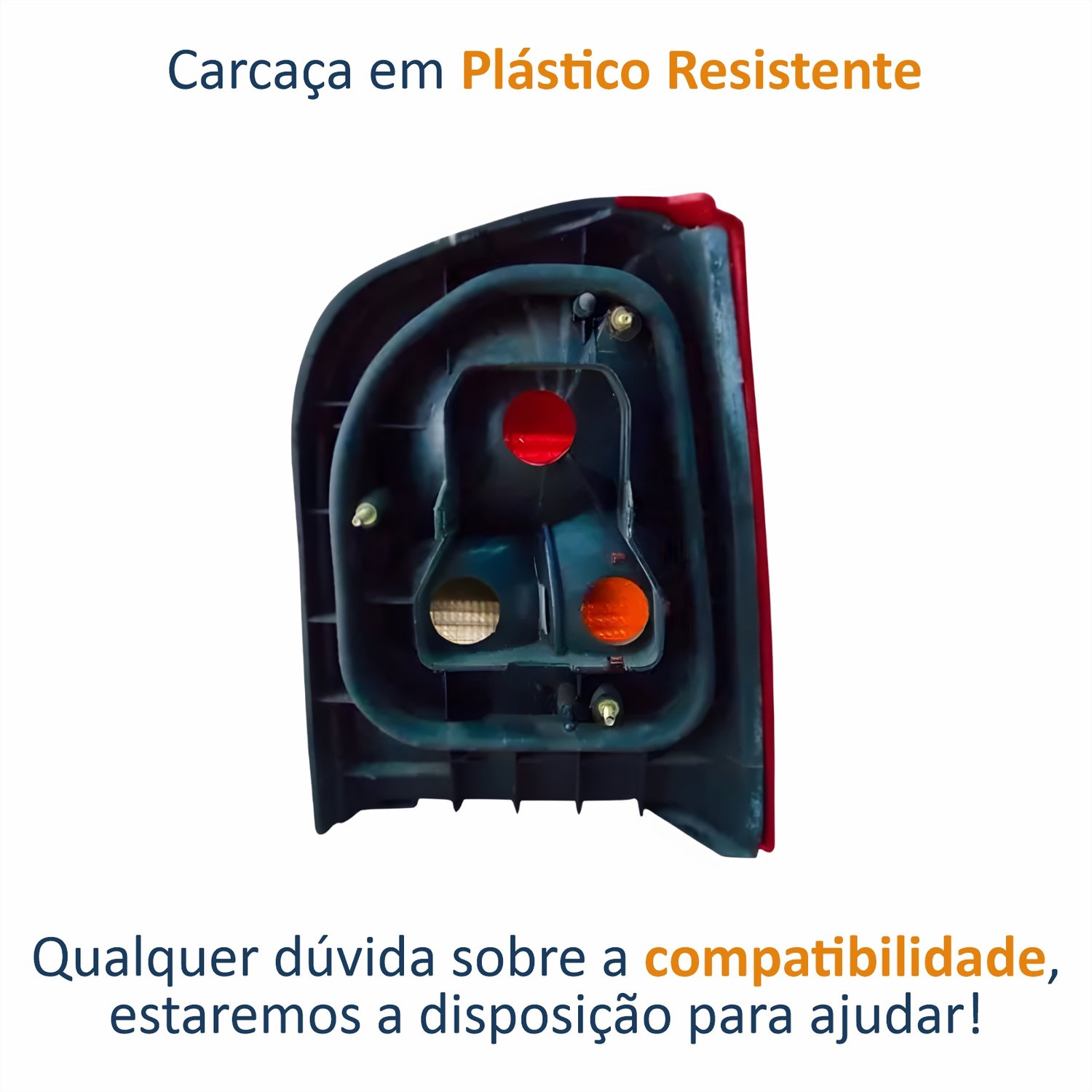 Lanterna Traseira Vw Parati G2 Bola 1995 Até 1999 Tricolor Lado Esquerdo Motorista