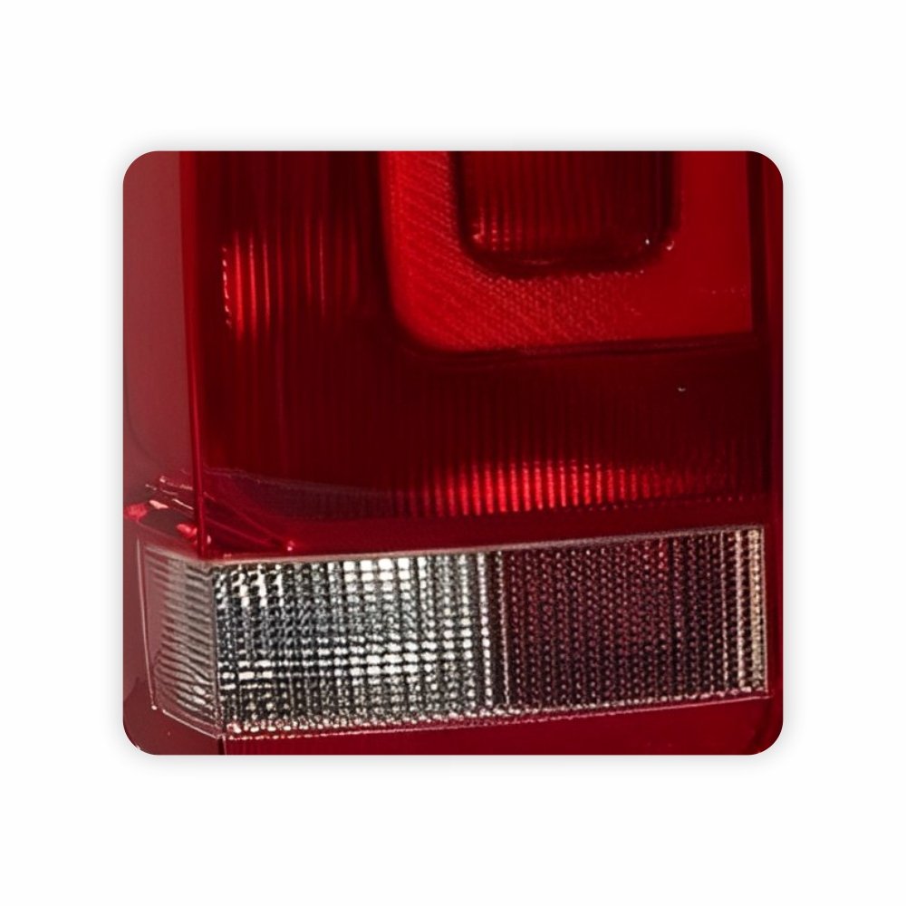 Lanterna Vw Amarok 2010 2011 2012 2013 2014 2015 2016 com Luz Neblina Bicolor Cristal  Lado Esquerdo Motorista