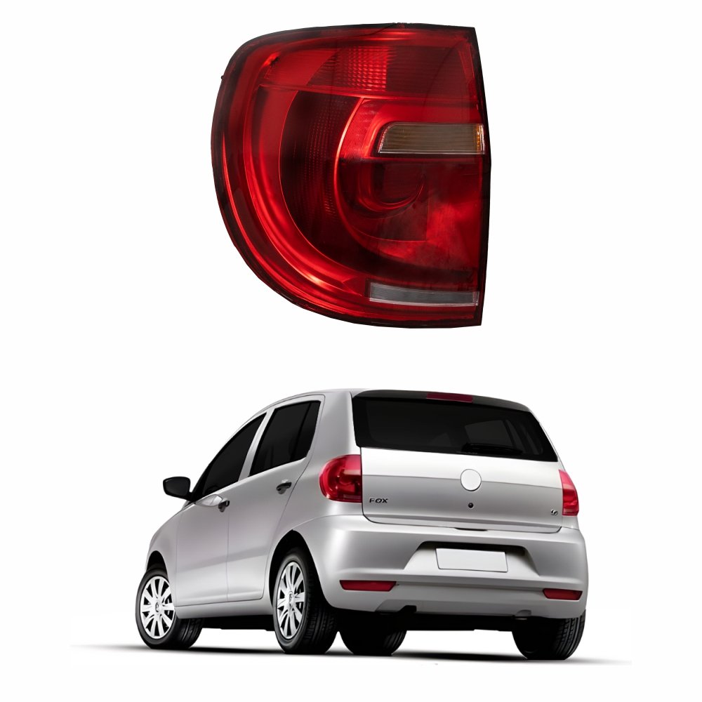 Lanterna Traseira Vw Fox 2011 2012 2013 2014 Bicolor Lado Esquerdo Motorista