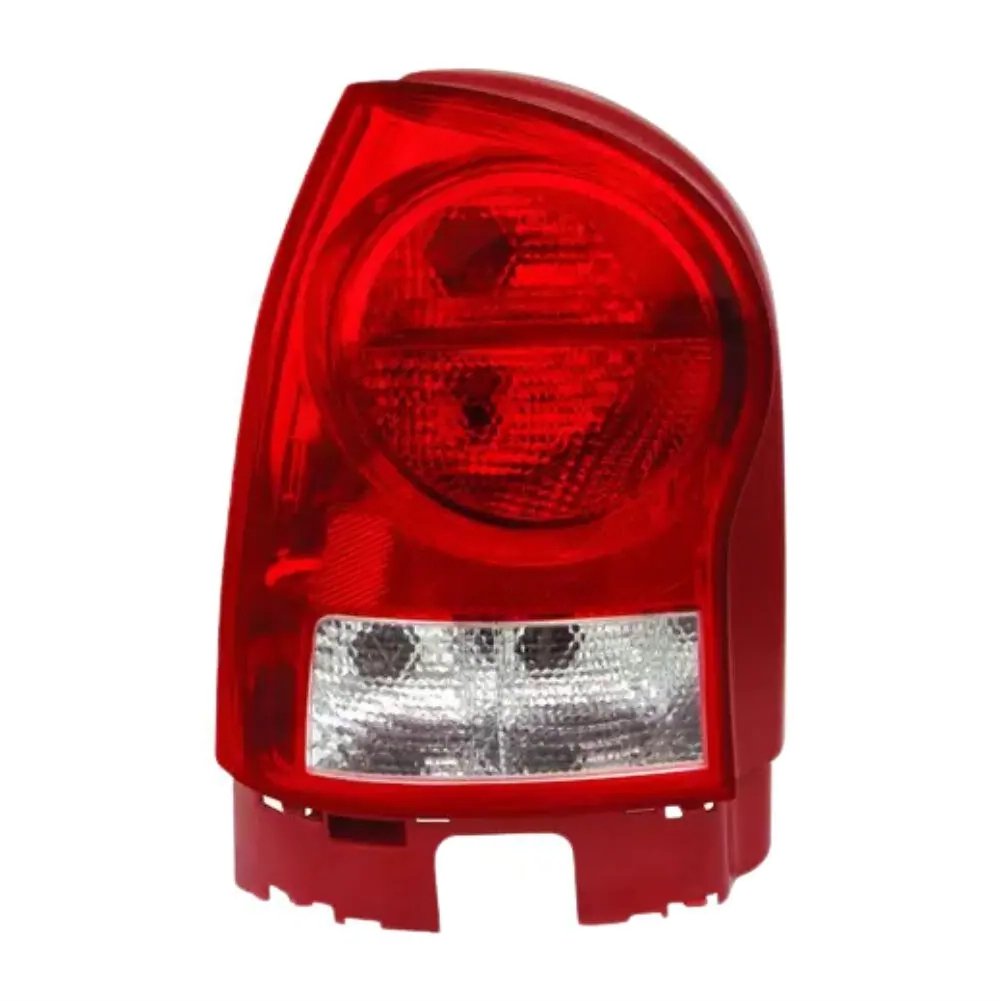 Lanterna Vw Gol G4 2006 Até 2014 Aba Vermelha Bicolor Lado Esquerdo Motorista