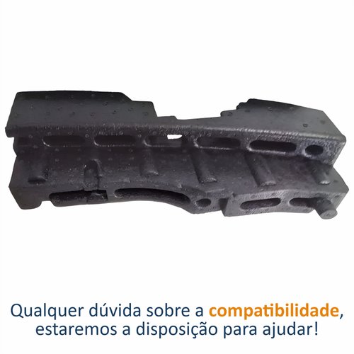 Absorvedor de Impacto Isopor Vw Gol G4 2005 2006 2007 2008 Lado Esquerdo Motorista