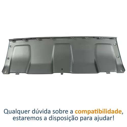 Acabamento Parachoque Dianteiro Renault Duster 2011 2012 2013 2014 2015 Cinza Inferior