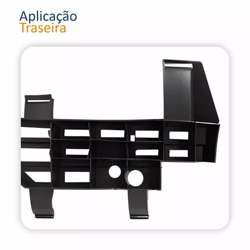 Alma Para-choque Traseiro Renault Clio Sedan 2006 Até 2011 Lado Direito Passageiro