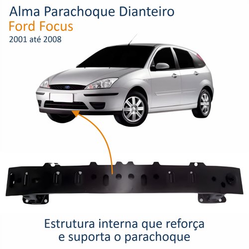 Alma Parachoque Dianteiro Ford Focus 2001 até 2008