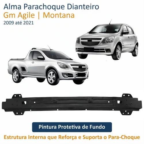 Alma Parachoque Dianteiro Gm Agile Montana 2009 até 2021