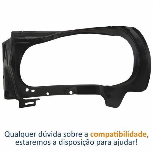 Alojamento Farol Vw Crossfox 2003 Até 2010 Lado Esquerdo Motorista