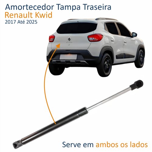 Amortecedor Tampa Traseira Renault Kwid 2017 Até 2025