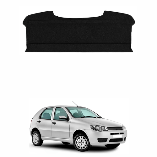 Tampão Bagagito Porta Mala Fiat Palio 2004 2005 2006 2007 Com Carpete Preto