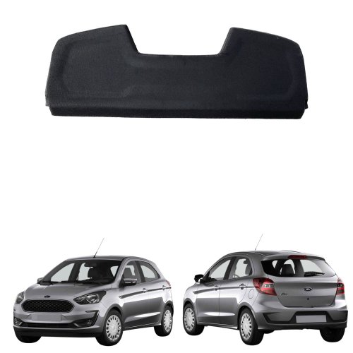 Tampão Bagagito Porta Mala Ford Ka 2014 até 2021 com Carpete Preto