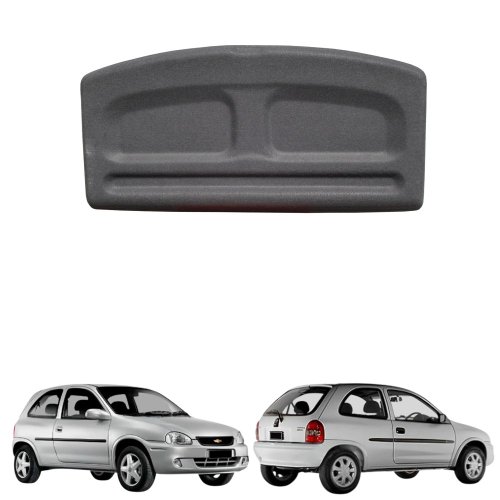 Tampão Bagagito Porta Mala Gm Corsa 1994 até 2001 com Carpete Preto