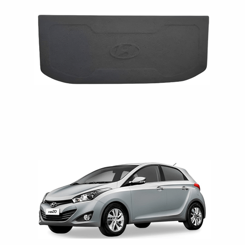 Tampão Bagagito Porta Mala Hyundai Hb20 2012 até 2019 Com Carpete Preto